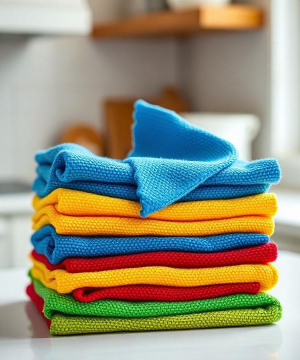 Terry Kitchen Dish Cloths (8 Pack)